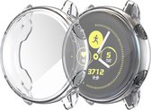iMoshion Screen Protector Geschikt voor Samsung Galaxy Watch Active 2 - 42 mm - iMoshion Full Cover Soft Case / Hoesje - Transparant