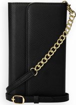 Selencia Tierra Uitneembare Slang Clutch Samsung Galaxy S21 Plus hoesje - Zwart