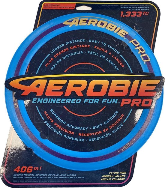 Aerobie Pro Ring - Vliegende disc - 33 cm - Blauw