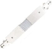 Flexibele connector voor eenfasige rail wit