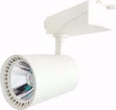 LED Railspot 30W 80 ° Eenfasig WIT - - Blanc Froid 6000k - 8000k