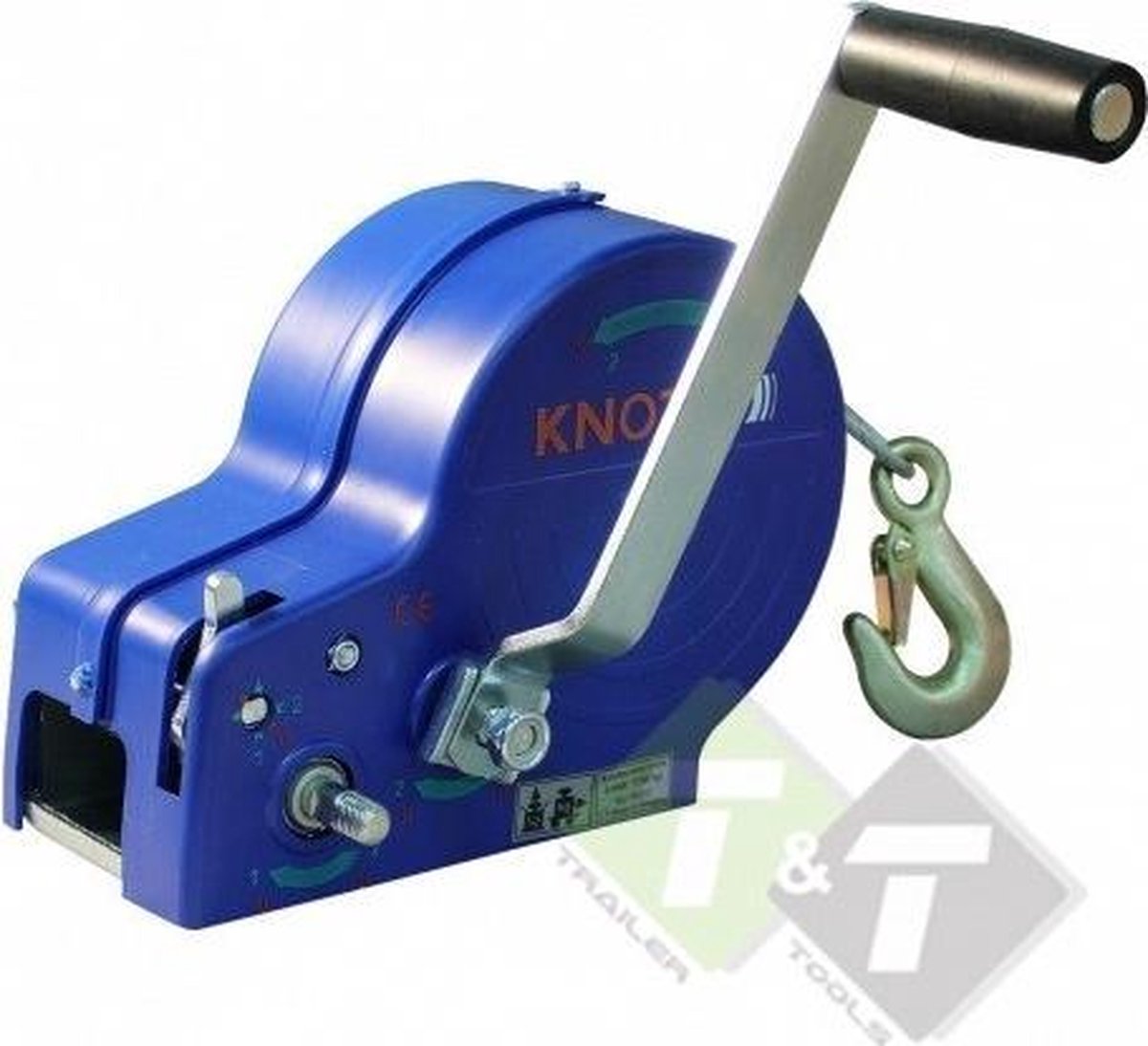 Handlier KNOTT, Ongeremd, 1135 kg, 7M Lierband + haak