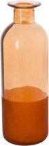 Vaas - Flesvaas - Bloempot - Sprayed Peach - ø6xh16cm - Glas