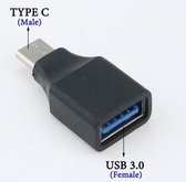 USB-C / Type-C 3.1 Male naar USB 3.0 vrouwelijke connectoradapter