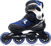 Fila - Verstelbare inline skates - J one - 21' - Maat 28-32 - Blauw - Zwart