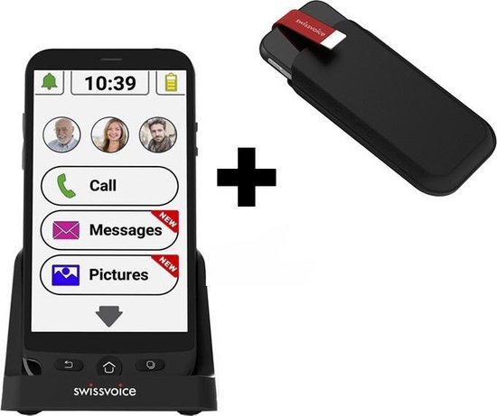 Tram Tarief Ploeg SwissVoice | G50 Plus Senioren Smartphone | Eenvoudig opladen | Geschikt  voor iedere... | bol.com