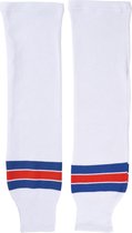 IJshockey sokken Senior New York Rangers wit/rood/blauw