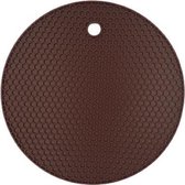 Pannen Onderzetter | Keuken Accessoires  | Anti-Slip | Honeycomb | Ø 18 cm | Coffee