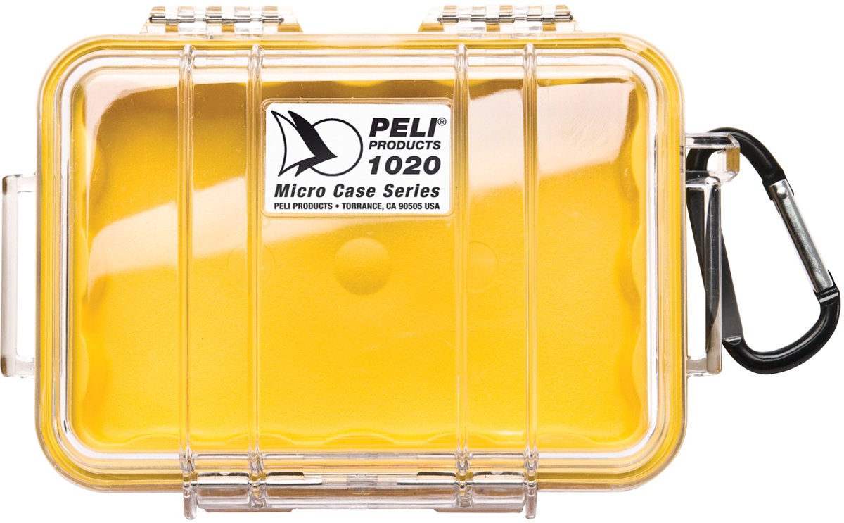 Peli MicroCase 1020 Kleur duidelijk geel
