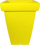 VECA bloembak swing - geel - 40cm hoog - rechthoek
