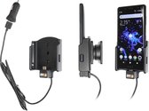 Brodit houder geschikt voor Sony Xperia XZ2 Compact Actieve houder met 12V USB plug
