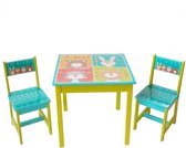 Kindertafel - kindermeubel – speeltafel - Kindertafel met stoelen - Kleurtafel - knutseltafel - tekentafel