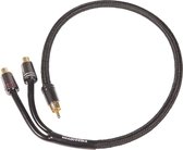 AUDIO SYSTEM HIGH-END 300 mm RCA kabel Y-RCA cable (1x connector M and 2x connector F)
