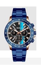 BiDen - Heren Horloge - Zwart/Blauw - 48mm (Productvideo)