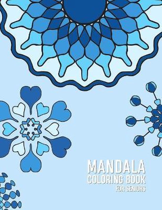 Dementia Coloring Book- Mandala Coloring Book For Seniors - cover