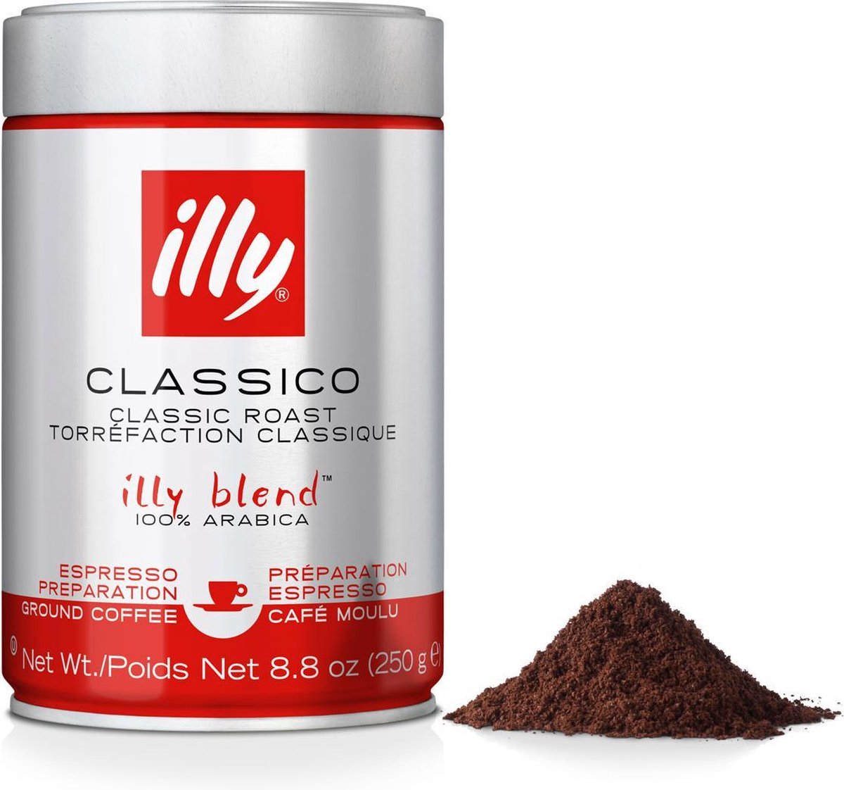 illy Classico Gemalen Koffie 250g - Premium Arabica