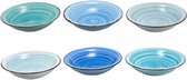 Assiettes Studio Tavola Deep Ocean Blue Ø 21 cm - 6 Pièces