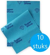 Super Shine - brillendoekjes - 10 stuks - 17,5 x 12 cm - wasbaar