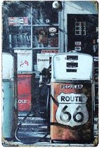 Retro Muur Decoratie uit Metaal Italië 20x30cm 6149