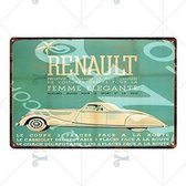 Retro Muur Decoratie uit Metaal Vintage Renault Signs 22