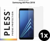 Samsung A8 Plus 2018 Screenprotector Glas - 1x - Pless®