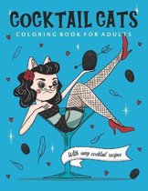 Cocktail Cats Coloring Book For Adults