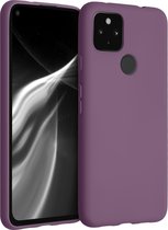 kwmobile telefoonhoesje voor Google Pixel 4a 5G - Hoesje voor smartphone - Back cover in magenta-lila