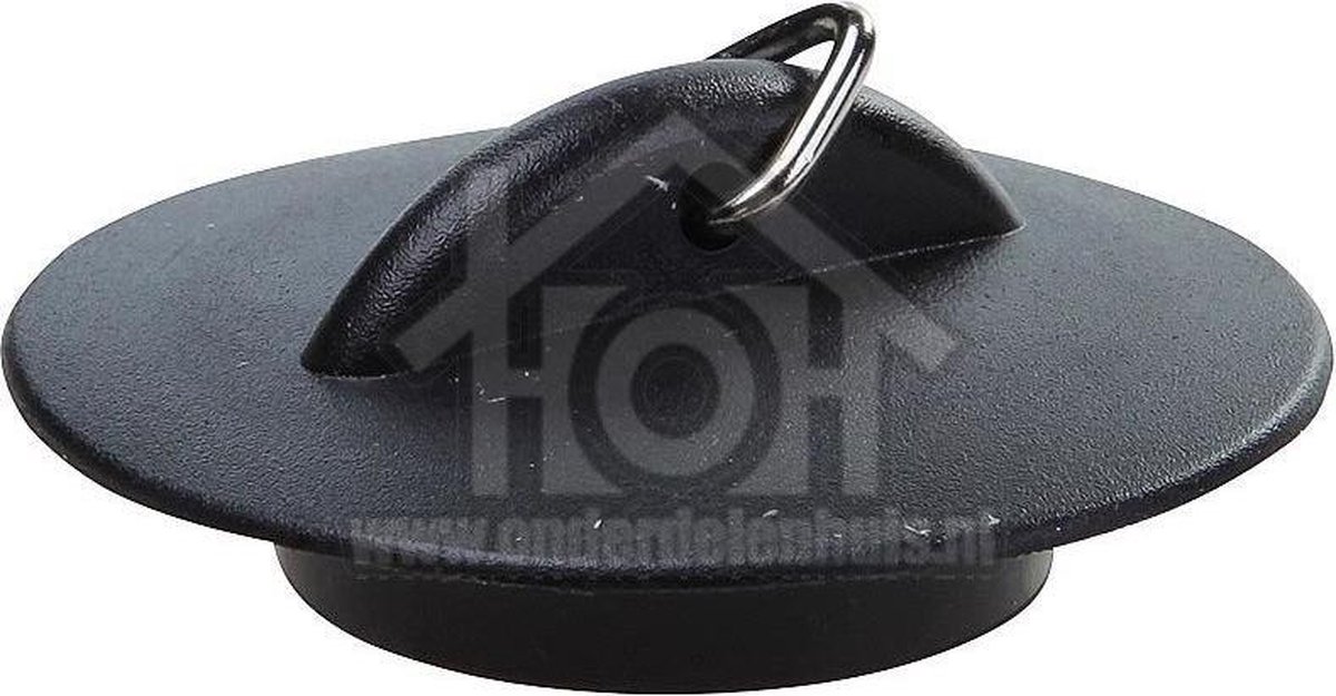 Dps Plugstop zwart + rand 38.5mm DHZ 721032