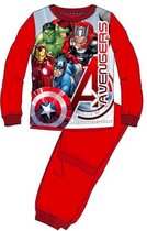 Marvel Avengers pyjama - rood - Maat 128 / 8 jaar