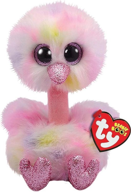TY Beanie Boo's Struisvogel Knuffel Avery 15 cm