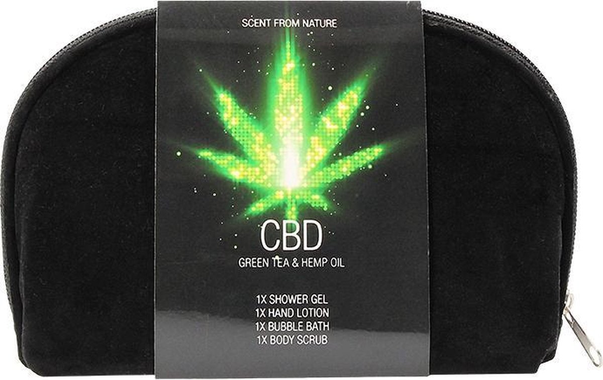 Goedkoopste Shots - Pharmquests CBD Toiletset Groene Thee Hennepolie