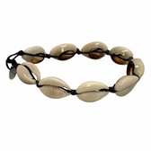 Eiland Sieraden [Zomer Collectie] - Enkelbandje |ZARA| - Kauri - Natuurlijk - Steun De Jut Fabriek