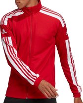 adidas Squadra 21 Trainingsjack  Sportjas - Maat XL  - Mannen - rood/wit