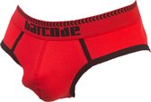 Barcode Berlin Solger Brief Red-Black - MAAT XL - Heren Ondergoed - Slip voor Man - Mannen Slip