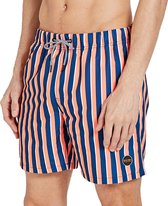 Shiwi Midi Stripe  Zwembroek - Mannen - navy - oranje