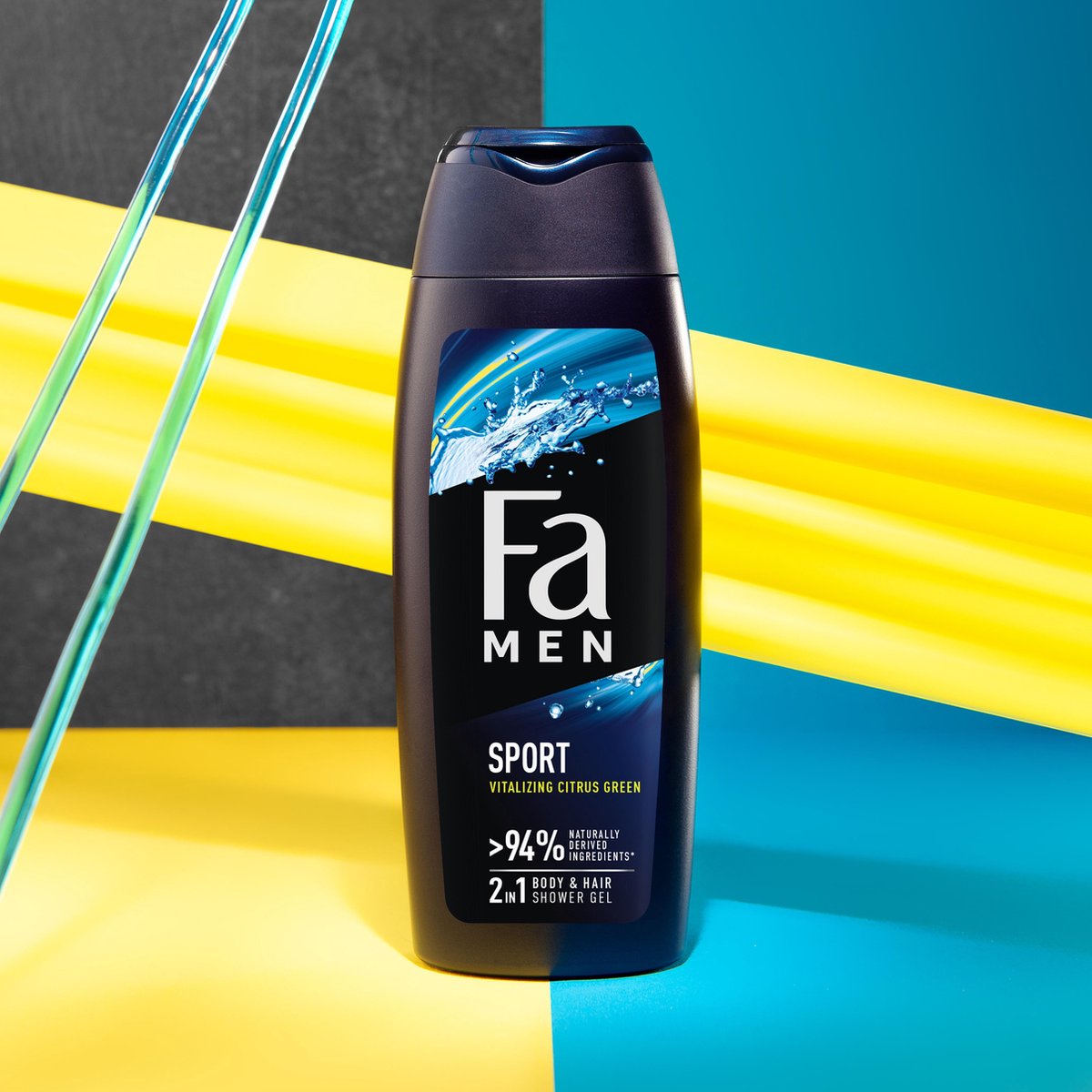 Fa Men Duschgel Speedster Mit Taurin – 6er Pack (6 X 250 Ml), Erfrischend & Hautschonend