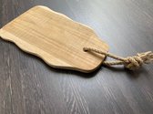 Serveerplank met Touw TEAK 30x18x1 cm.