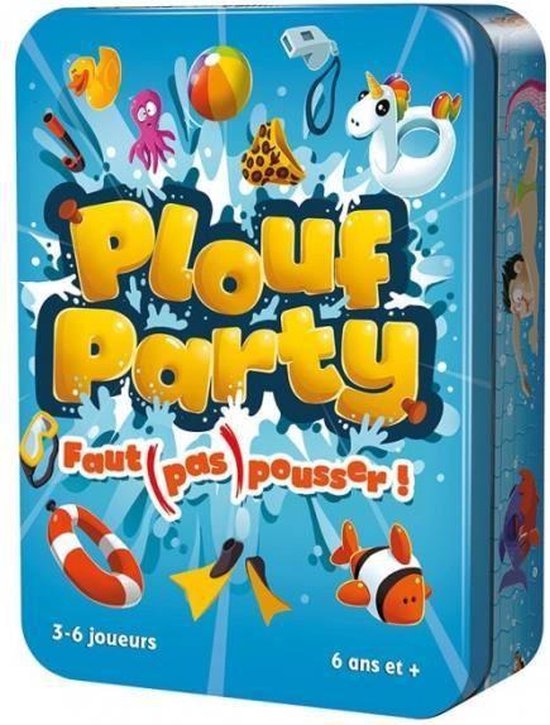 Gioco Da Tavolo Asmodee PLOUF Party - Piscina 3D, Gioco Di Società Per Bambini Da 3 A 6 Giocatori, Età 6+ - 3