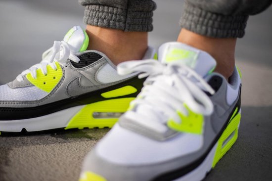 nike air max 90 wit geel