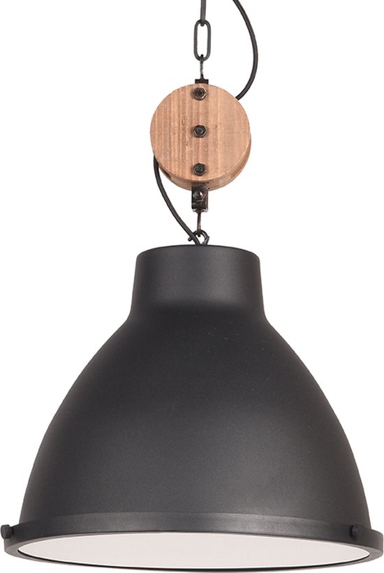 Briljant geleidelijk Pygmalion LABEL51 - Hanglamp Dock Zwart - Metaal - 42x42x37 cm | bol.com