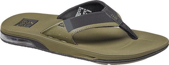 Reef Fanning Low Olive Heren Slippers - Olijfgroen - Maat 45