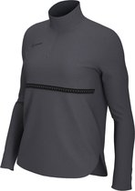 Nike Academy 21 Trainingssweater Sporttrui - Maat M  - Vrouwen - grijs/zwart