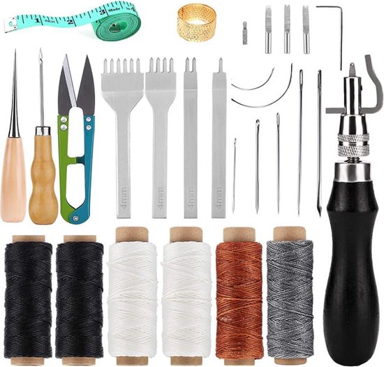 Kit de couture outils de couture en cuir kit de couture à la main  accessoires de