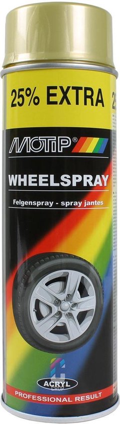 Bombe de peinture Motip pour Auto Spécial jante / 500ml / M04008 Neuf