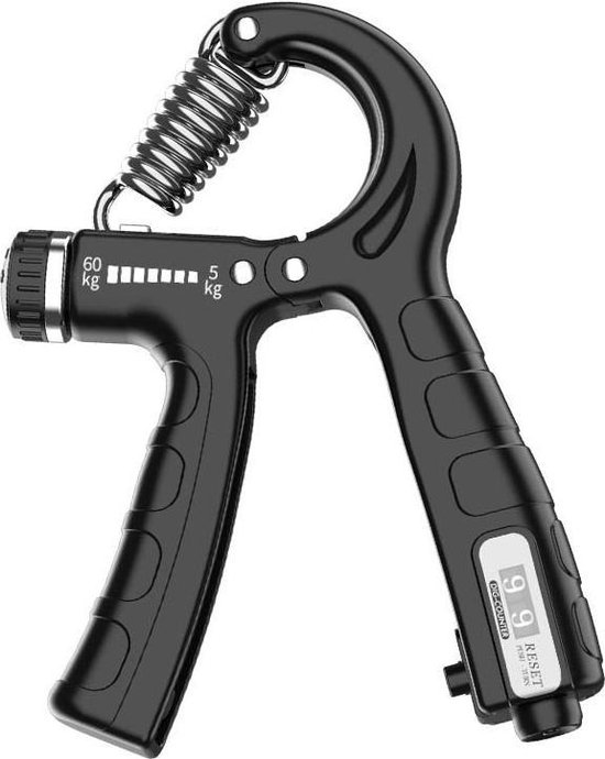 Handtrainer - Handknijper - Onderarm Trainer - Gripper - incl. digitale teller.
