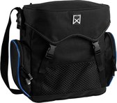 Willex Fietstas 10 L - Zwart/Blauw - 13202