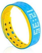 Activity Tracker - Smartband - Smartwatch - Blauw/Geel
