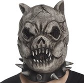 Boland - Latex hoofdmasker Evil bulldog - Volwassenen - Hond