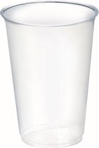 Drinkbeker uit PLA, 200 ml, transparant, pak van 100 stuks