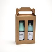 Soap & Gifts Giftset Message On A Bottle Groen/blauw 2-delig